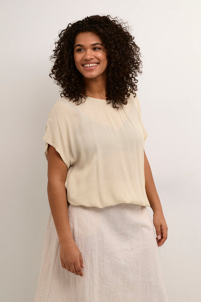 Ami Stanley Short Sleeve Top