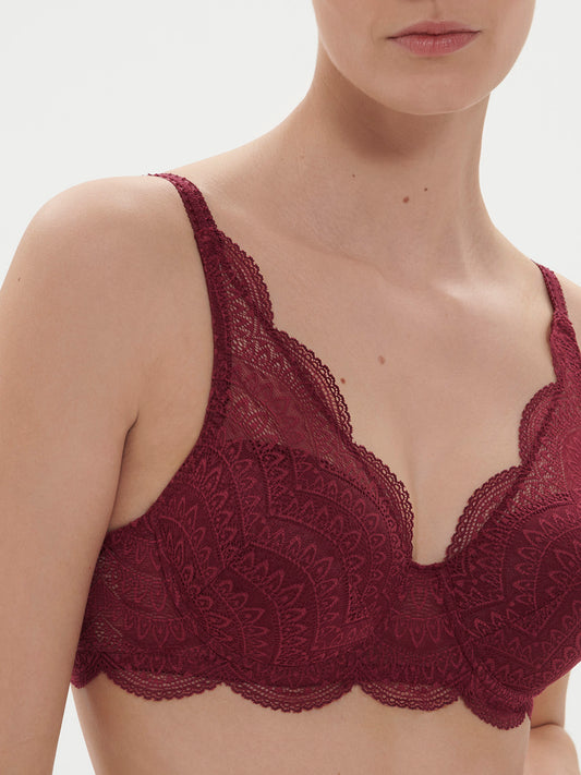 Karma 3D Spacer Molded Padded Bra (Spinel Red Fashion Colour)
