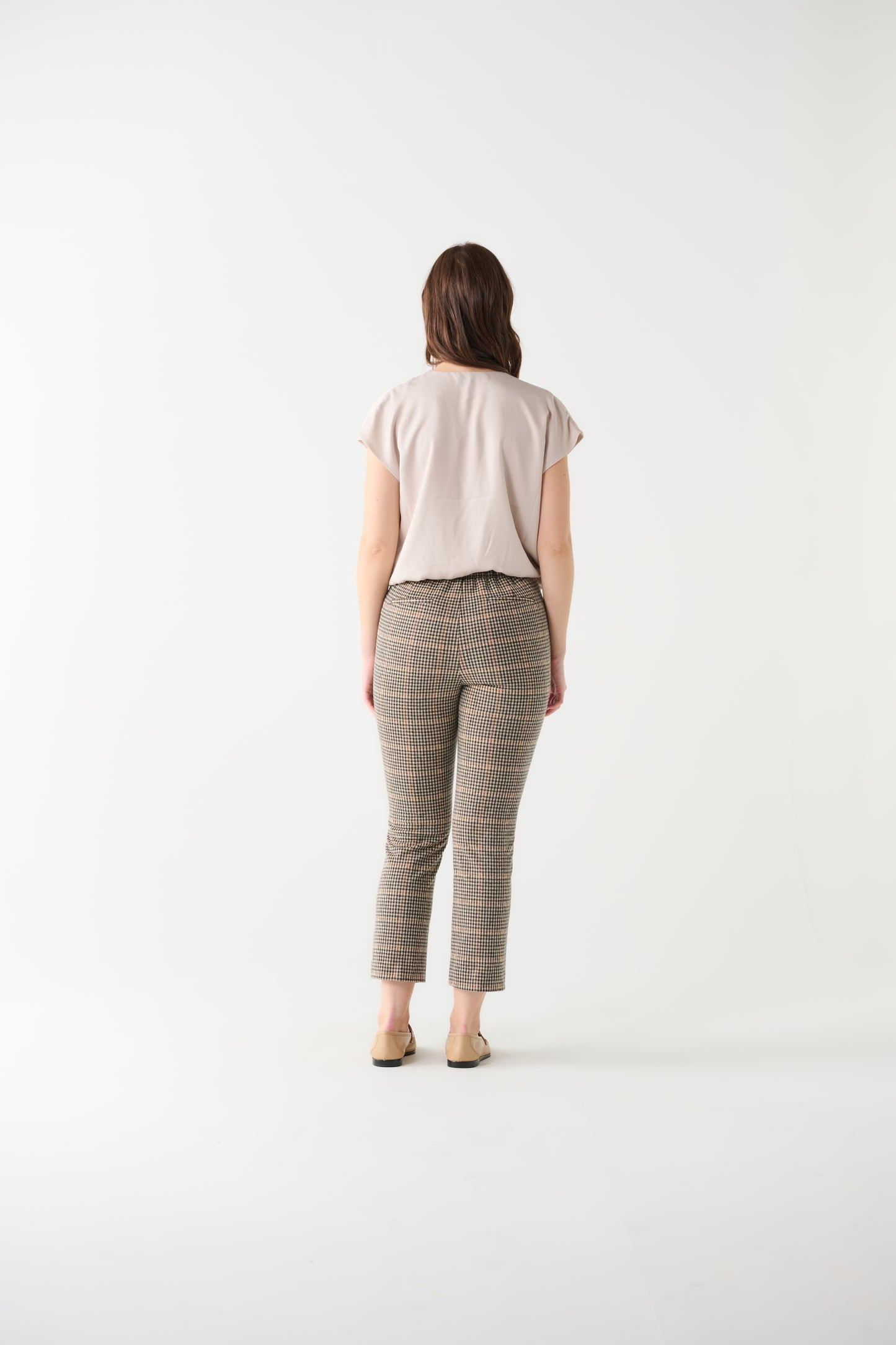 7/8th Houndstooth Knit Pants