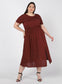 Smocked Waist Midi Dress