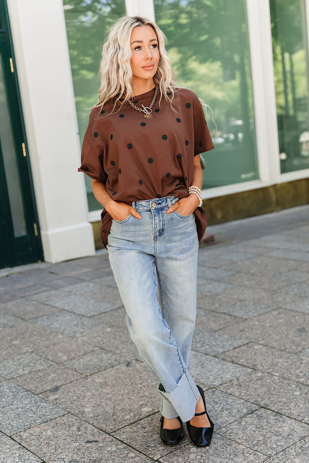 Ampersand Ave Oversized Boyfriend Tee