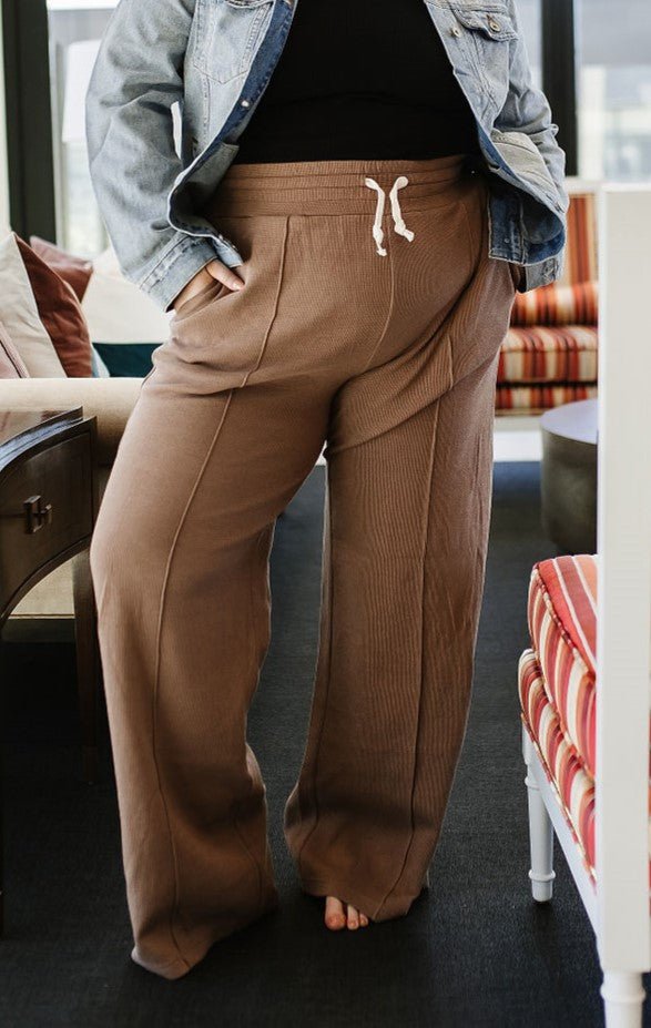 24/7 Waffle Knit Wide Leg Pants