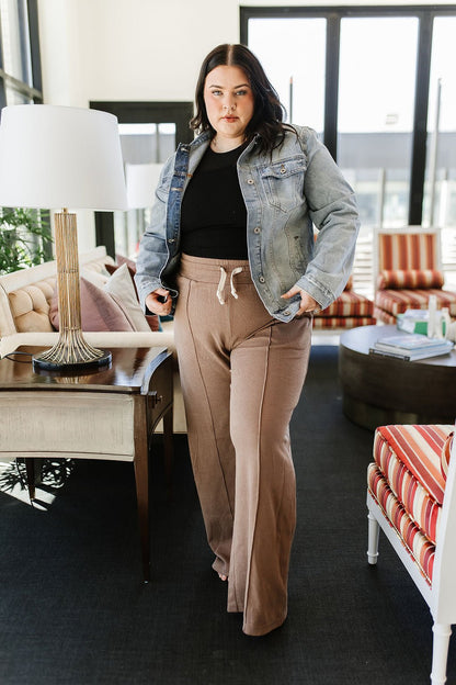 24/7 Waffle Knit Wide Leg Pants