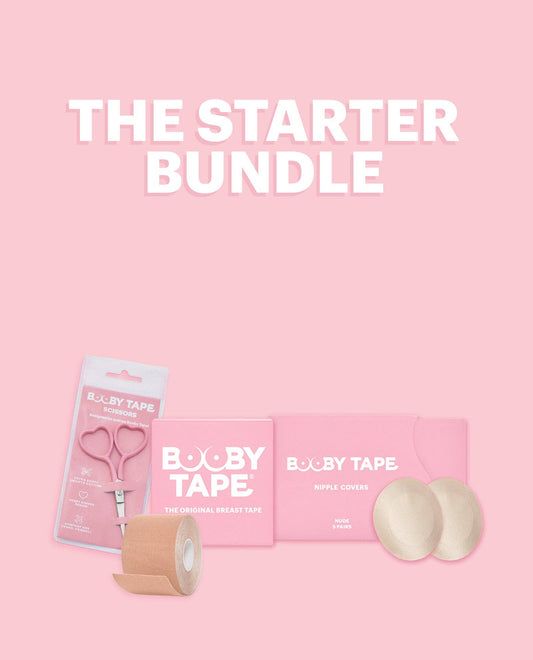 Booby Tape Starter Kit – Tape, Nipple Covers & Scissors