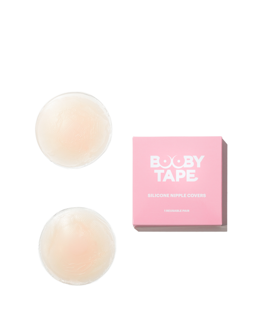 Booby Tape Silicone Nipple Covers – Reusable & Hypoallergenic