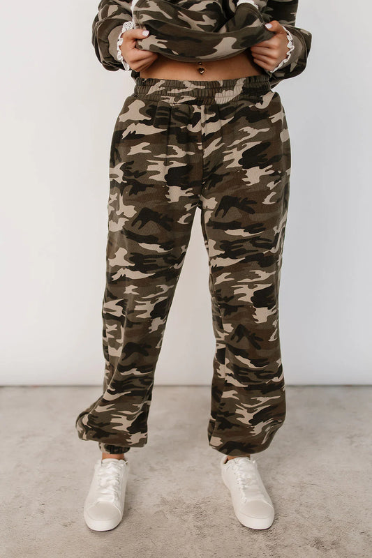 Comfort Zone Joggers – Camo Lace (Preorder)
