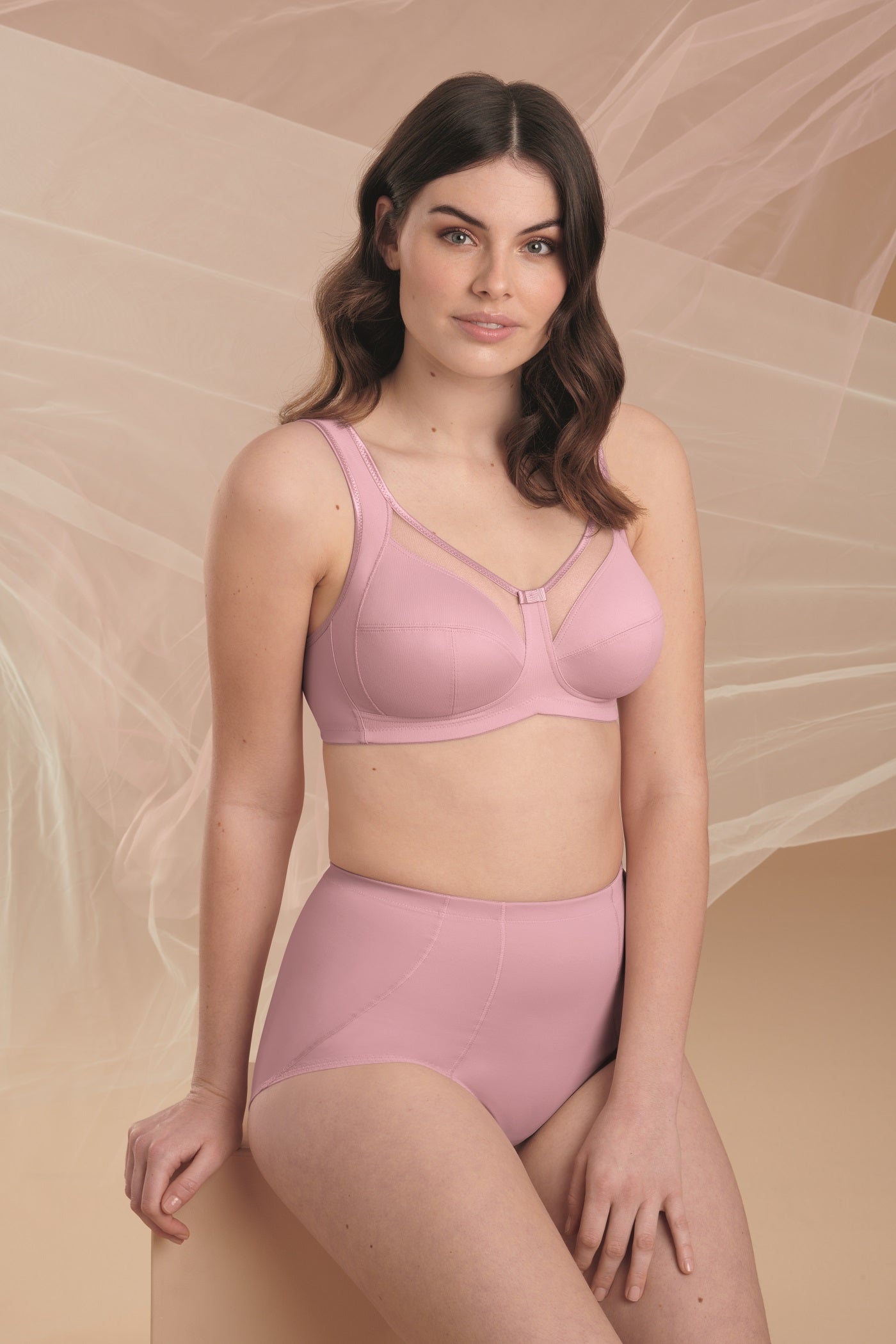 Clara Comfort wire free bra Rosewood supportive wireless bra Canada