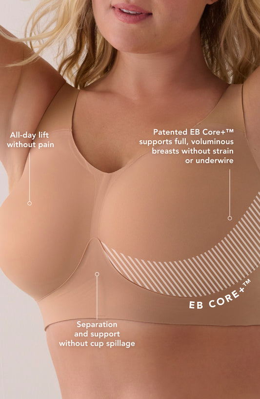 Evelyn & Bobbie Busty Bra – Wire-Free Full Bust Support