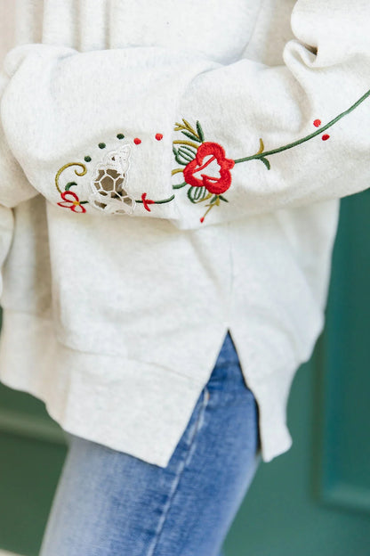Preorder: University SideSlit Pullover - First Frost