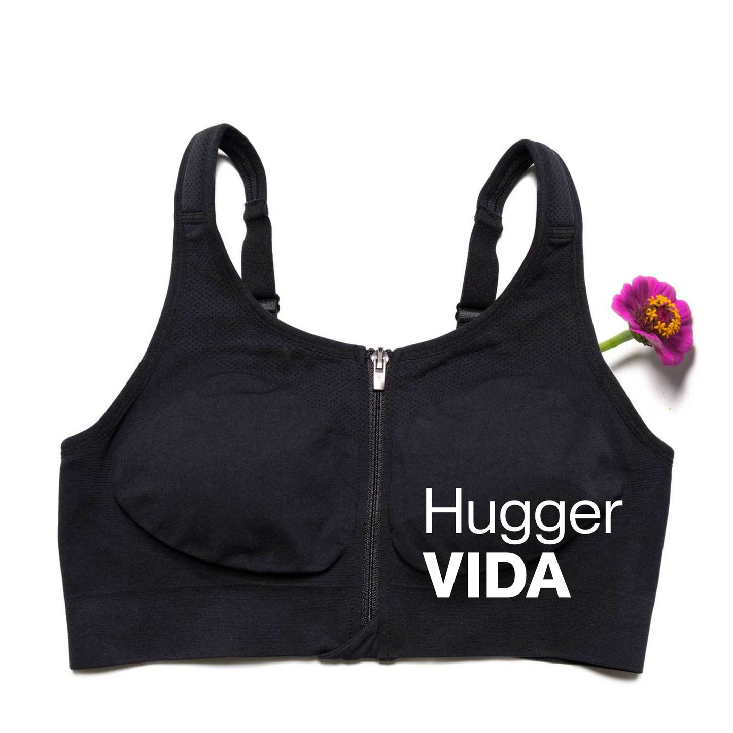 HuggerVIDA Wire-Free Post-Surgical Support Bra