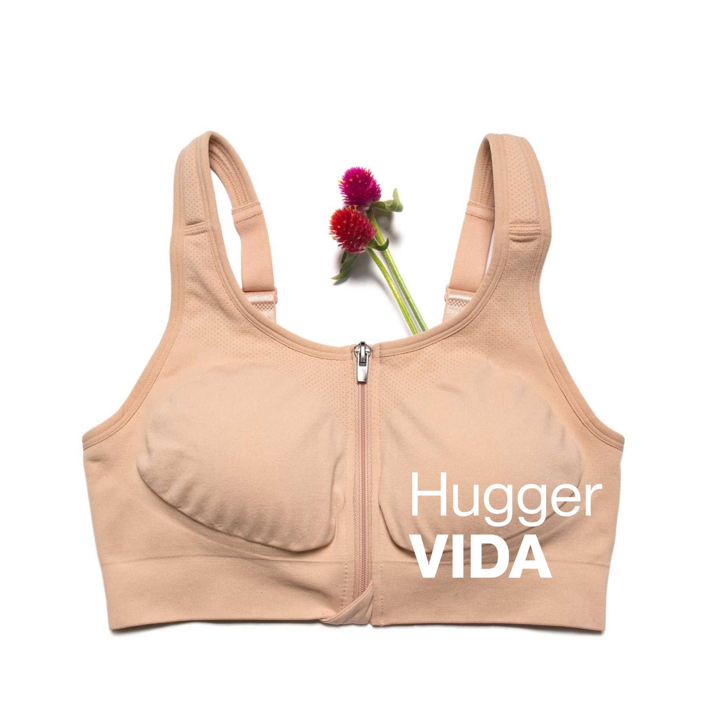 HuggerVIDA Wire-Free Post-Surgical Support Bra