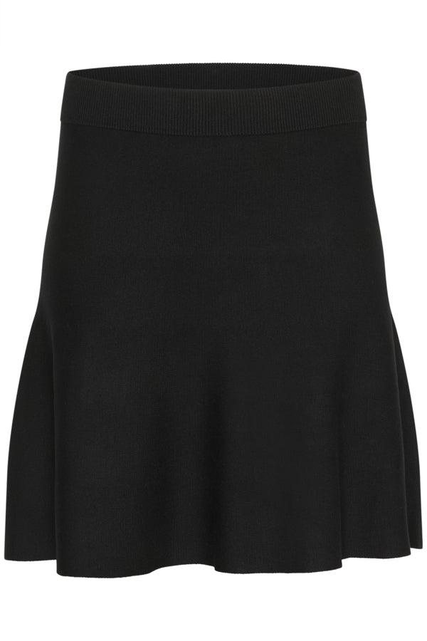 Kaffe Curve Melina skirt knee-length knit plus size on a white background