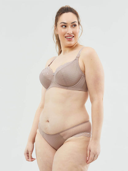 TimTams Flexi-Wire Nursing Bra in Taupe