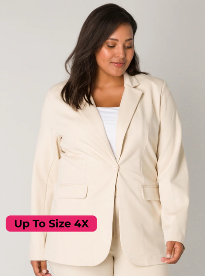 Yacey Bust-Friendly Blazer (Sizes 14–26/28 | Up to 4X)