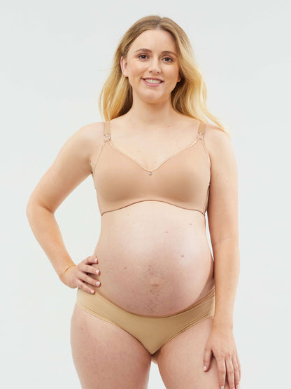 Croissant T-Shirt Maternity & Nursing Bra – Buttery Soft Flexi-Wire Support