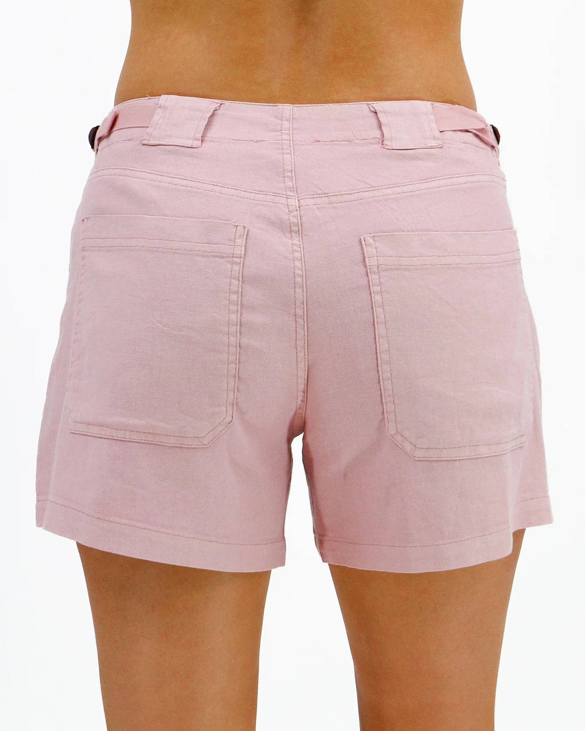 Linen Shorts – Adjustable Waist & Cargo Pockets