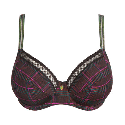 PrimaDonna Twist Princess Bay Full Cup Bra in Italian Check  available at PInned Up Bra Lounge in Markham, Ontario  Canada