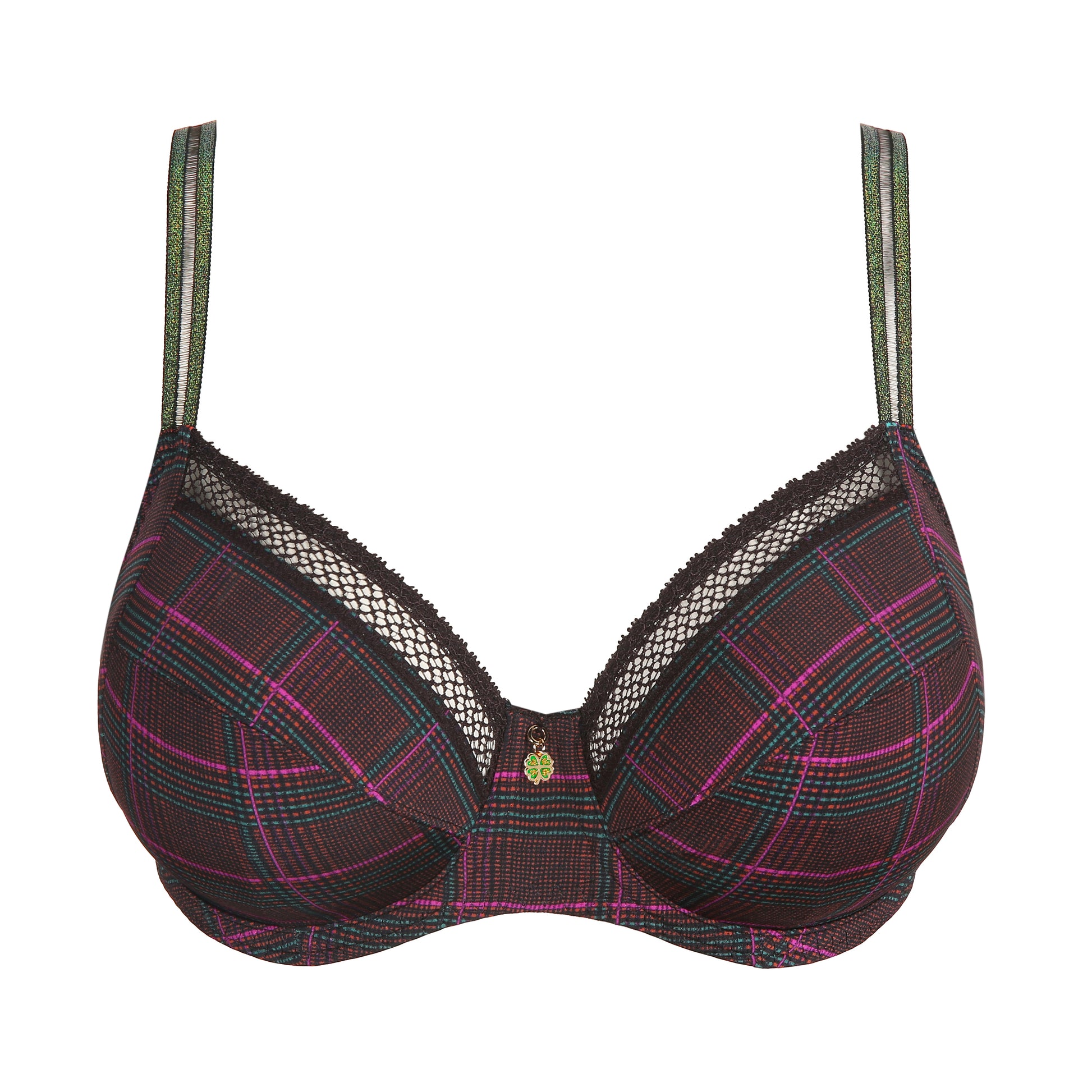 PrimaDonna Twist Princess Bay Full Cup Bra in Italian Check  available at PInned Up Bra Lounge in Markham, Ontario  Canada