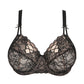 Livonia Full Cup Bra by Prima Donna is a cut and sewn bra black lace bra with a beige tulle lined inner cup giving the bra a two tone effect. available at Pinned Up Bra Lounge in Markham Ontario.
