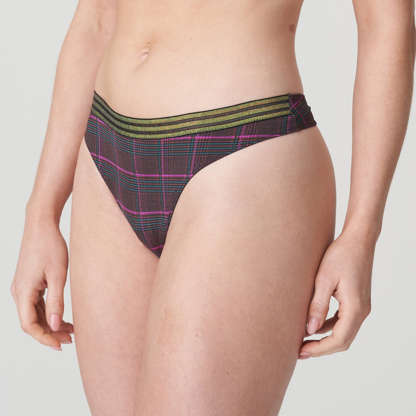 Princess Bay Italian Check Thong