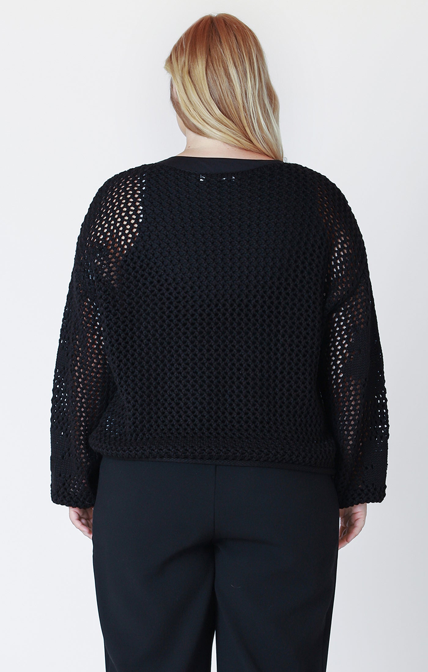 Open Crochet Sweater