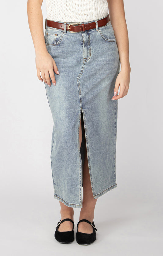 Denim Maxi Skirt
