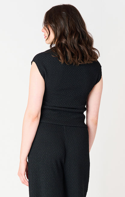 Rhea Textured Stretch Tee – Dex Plus