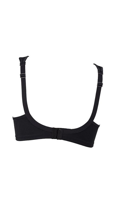 Clara Comfort Wire Free Bra with Seamed Cups (Black)