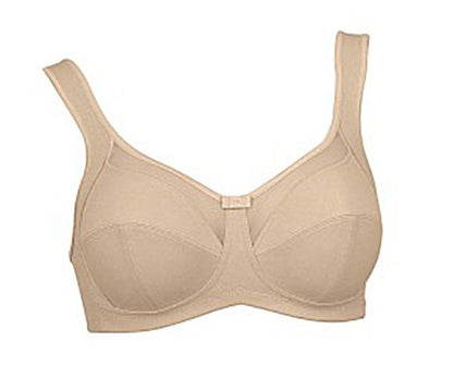 Clara Comfort Wire Free Bra with Seamed Cups (Sand)