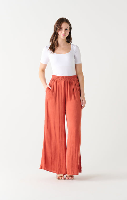 Alani Wide Flowy Leg Pant (XS to XL) (Final Sale)