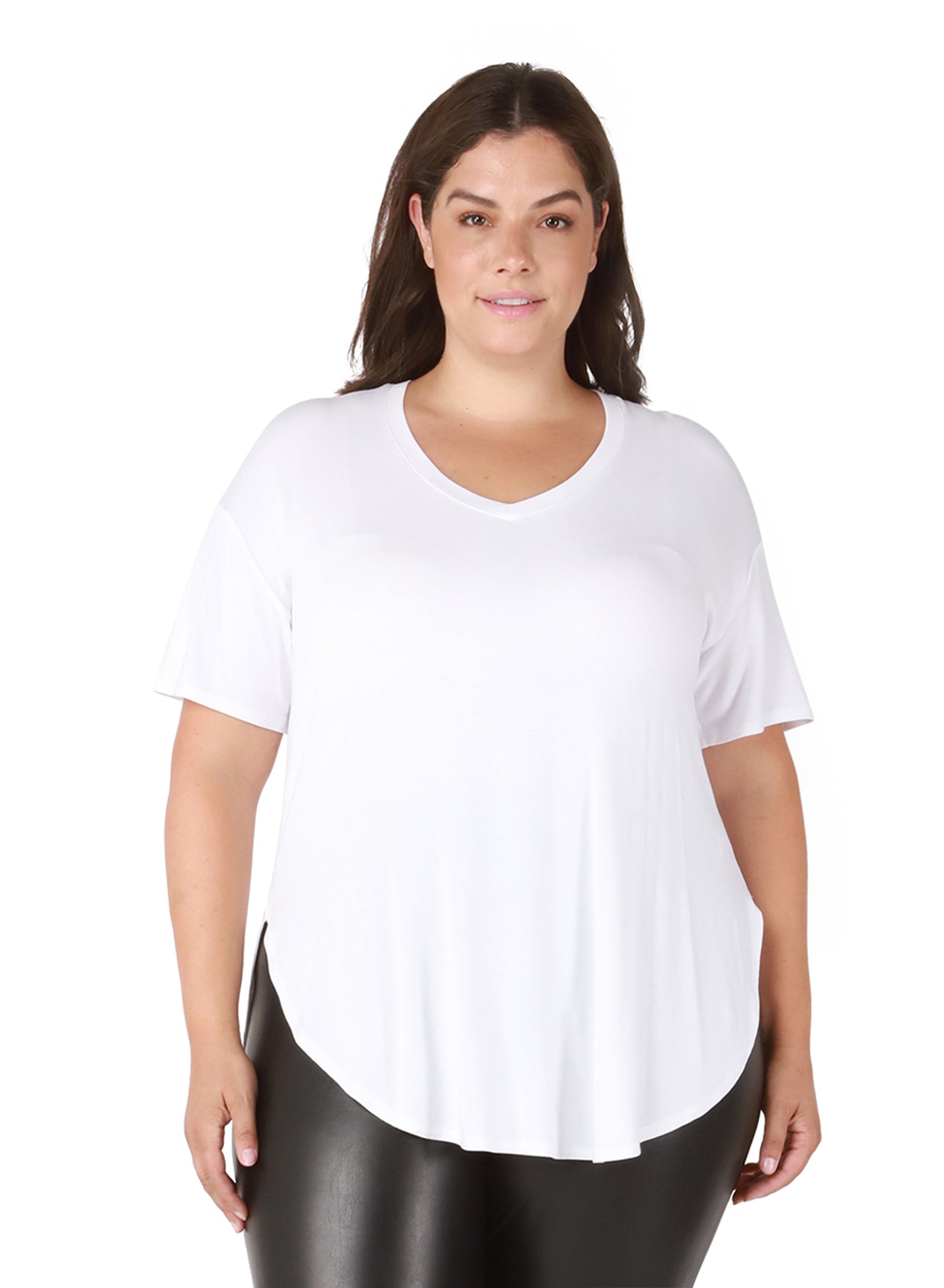 V-Neck Plus Size Tee