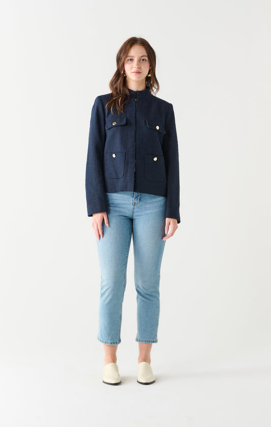 Textured Pocket Detail Jacket