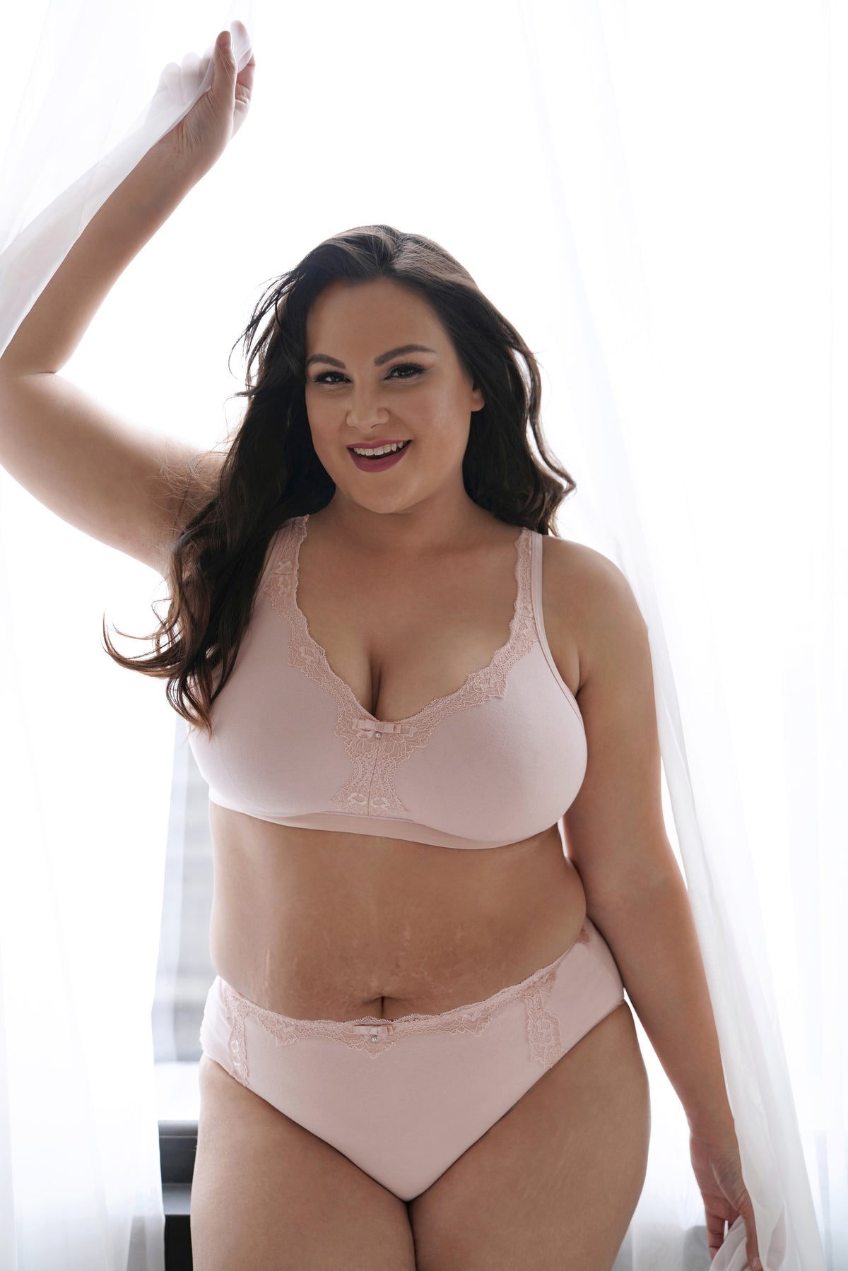 Curvy Couture Cotton Luxe Unlined Wireless Bra