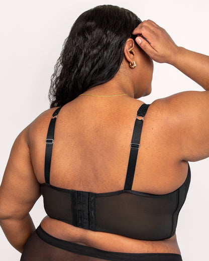 No-Show Lace Corset Bra Top