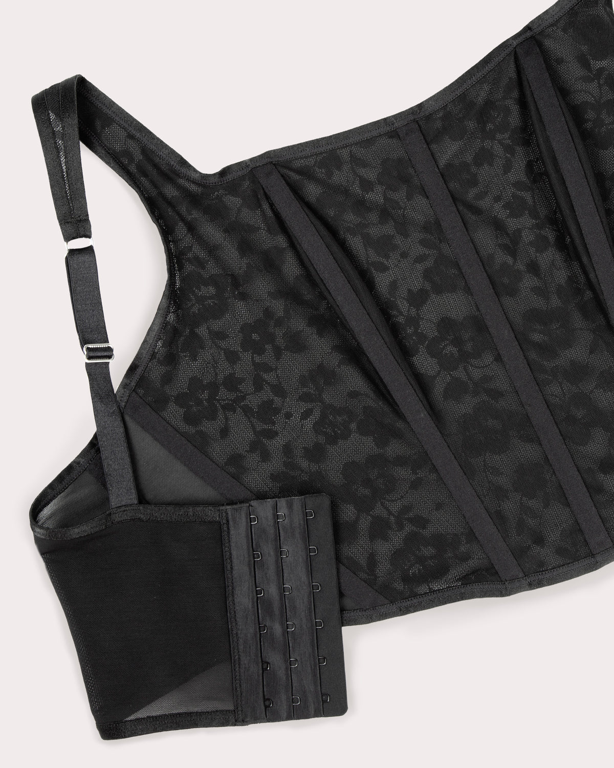No-Show Lace Corset Bra Top