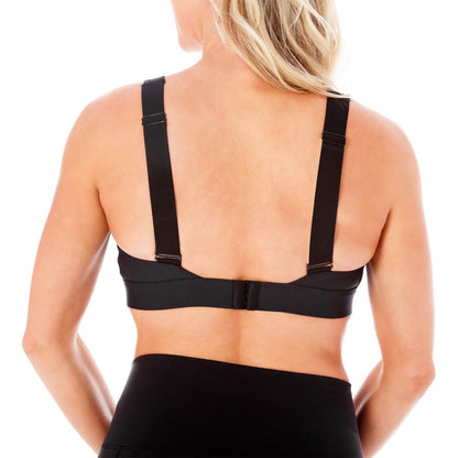 Athena 2.0 Nursing Sports Bra - Black - Pinned Up Bra Lounge