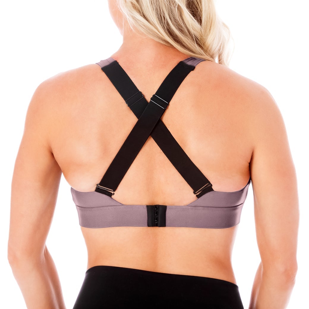 Athena 2.0 Nursing Sports Bra - Dusty Lilac - Pinned Up Bra Lounge