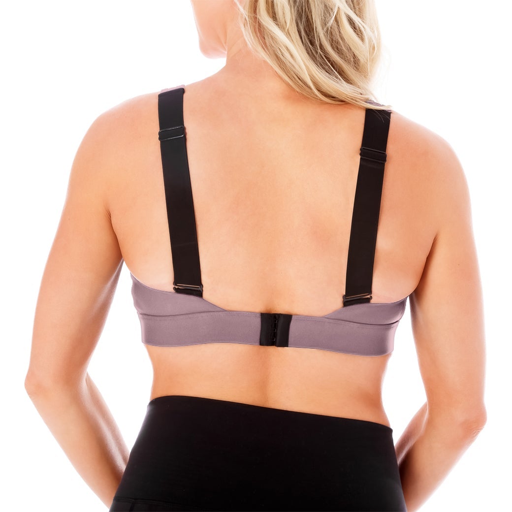 Athena 2.0 Nursing Sports Bra - Dusty Lilac - Pinned Up Bra Lounge