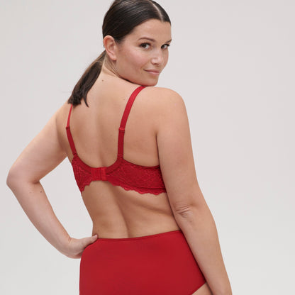 Caresse 3D Spacer Shaped -Tango Red (Seasonal Colour) - Pinned Up Bra Lounge