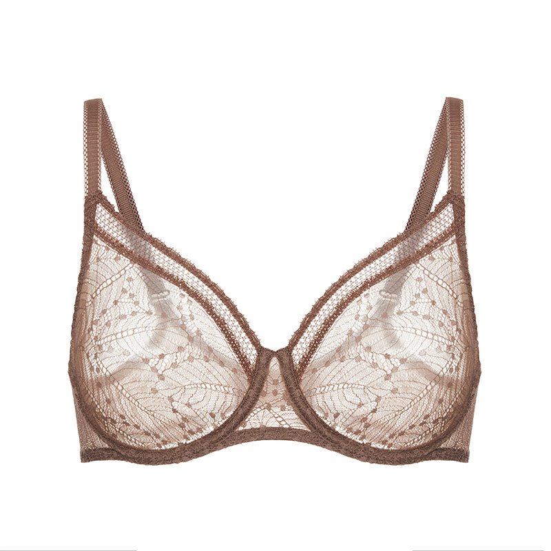 Comete Moulded Lace Full Cup in Sweet Chestnut - Pinned Up Bra Lounge