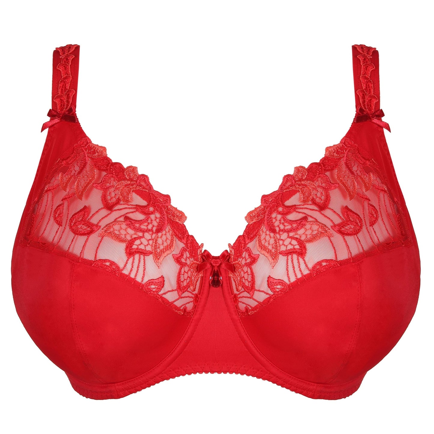 Deauville Full Cup (B to H Cup) in Scarlet - Pinned Up Bra Lounge