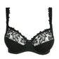 Deauville Full Cup Wire Bra (B to H Cup) in Black - Pinned Up Bra Lounge