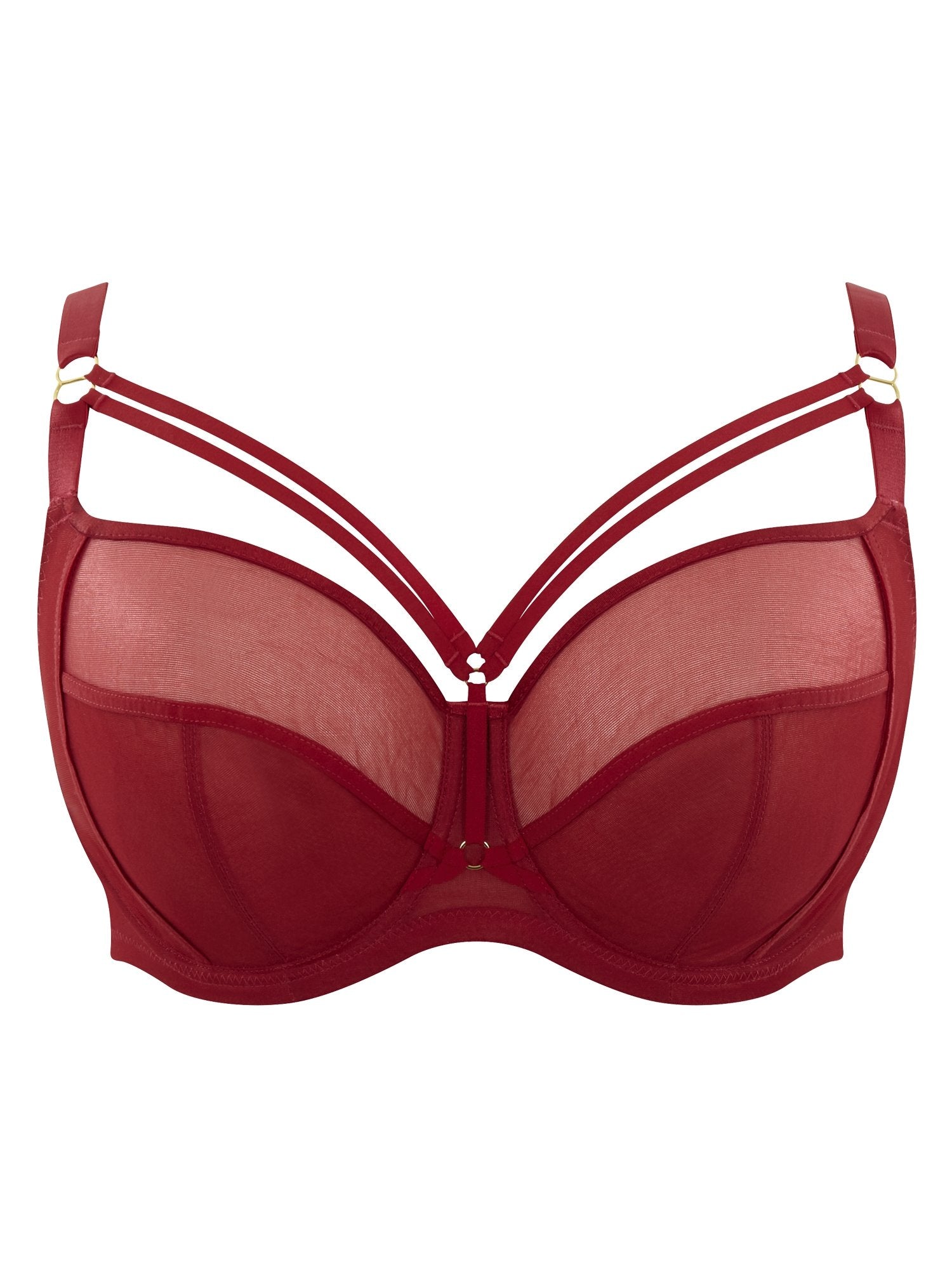 Dionne Full Cup Bra in Fiery Red- Sculptresse - Pinned Up Bra Lounge