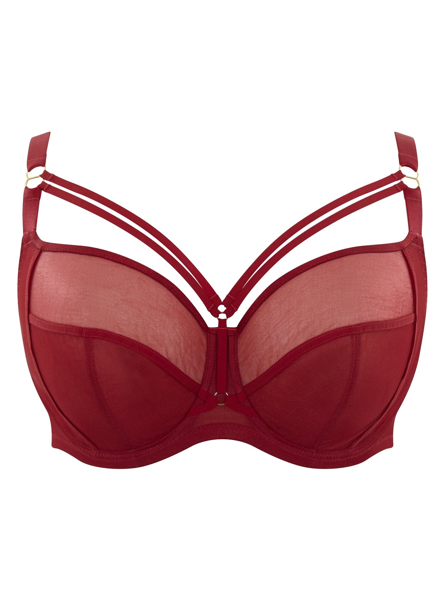 Dionne Full Cup Bra in Fiery Red- Sculptresse - Pinned Up Bra Lounge