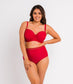 First Class Deep High Waist Bikini Brief - Pinned Up Bra Lounge