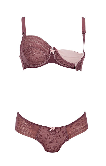 Fleur Underwire Nursing Bra Bra - Pinned Up Bra Lounge