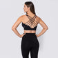 Incline Strappy Back Sports Bra - Pinned Up Bra Lounge