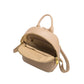 Louise Recycled Vegan Leather Small Backpack in Nude - Pinned Up Bra Lounge