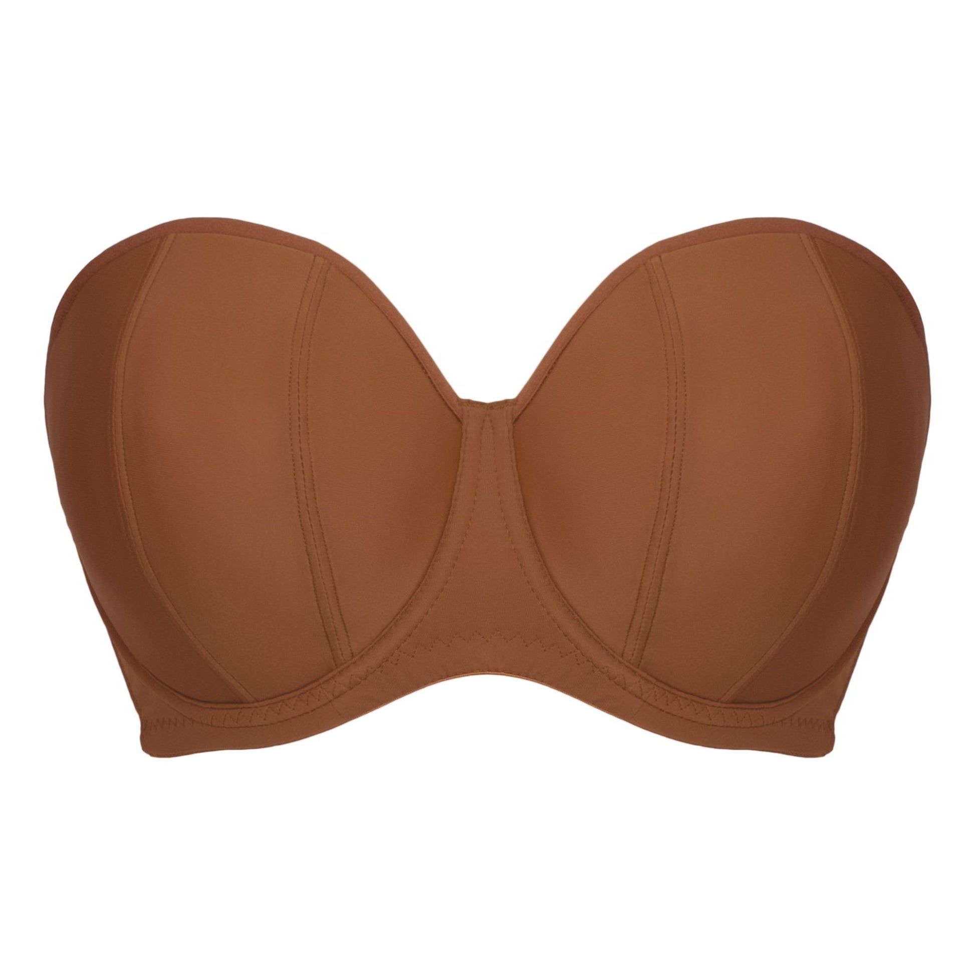 Luxe Strapless Bra- Caramel - Pinned Up Bra Lounge