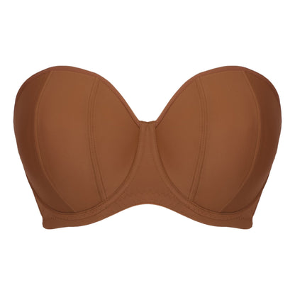 Luxe Strapless Bra- Caramel - Pinned Up Bra Lounge